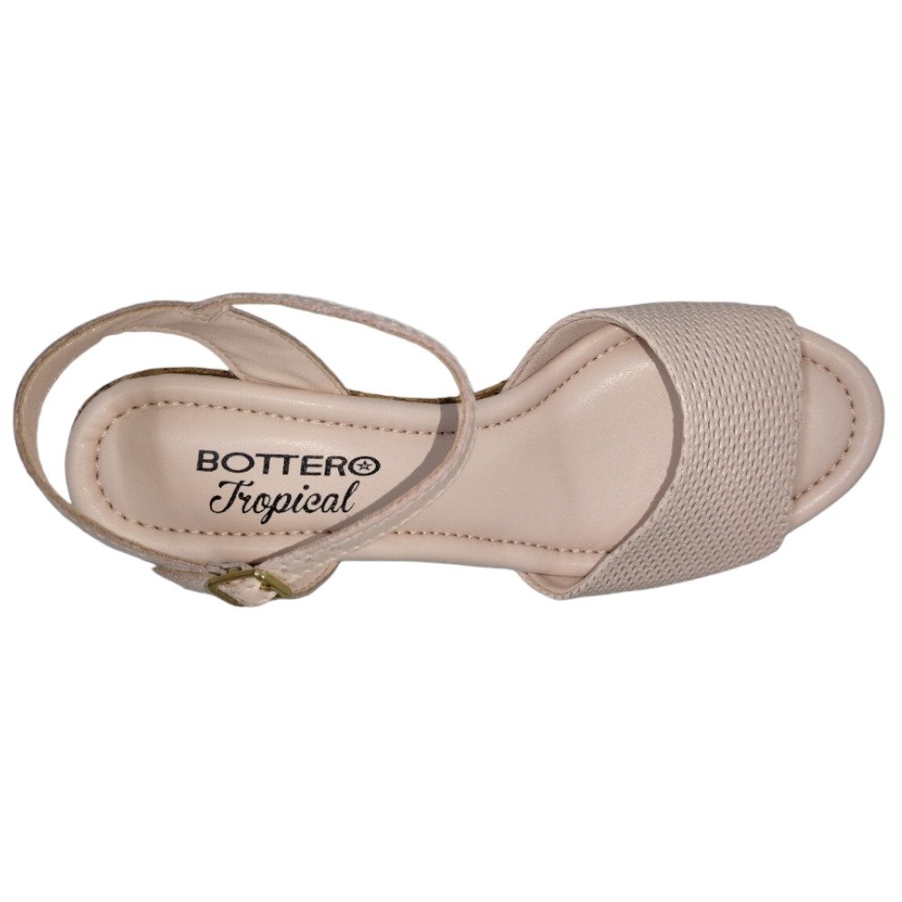Sandália Anabela Bottero 355765 Feminina - Rosa Rosa 4
