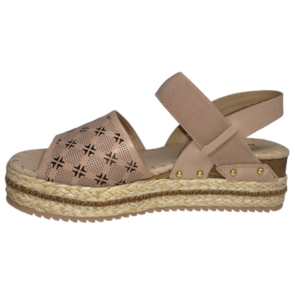 Sandália Flatform Bottero 352601 Feminina - Brown Sugar Bege 3