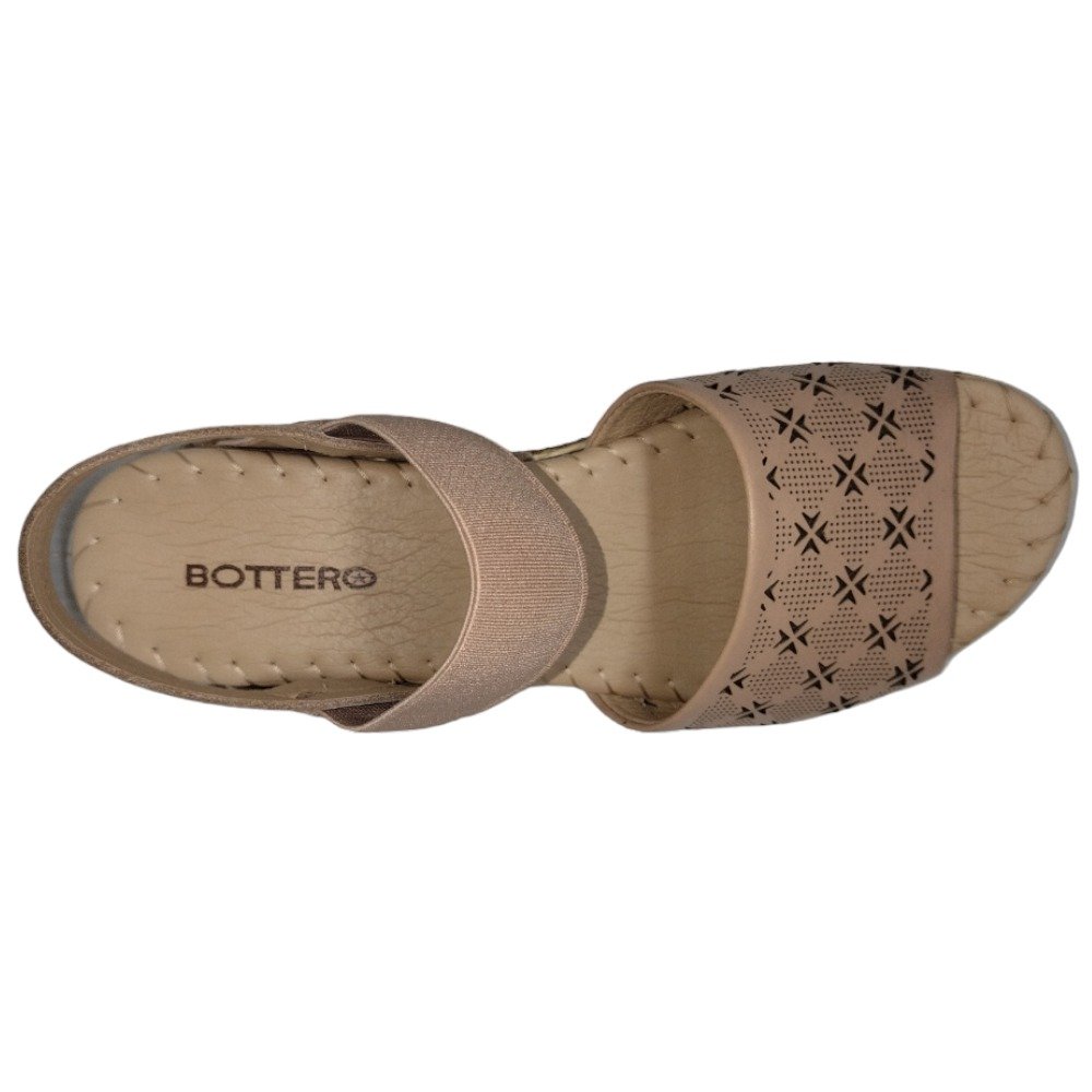 Sandália Flatform Bottero 352601 Feminina - Brown Sugar Bege 4