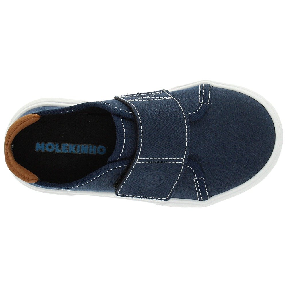Tênis Casual Bebê Molekinho 2136.163 Marinho Multicores 4