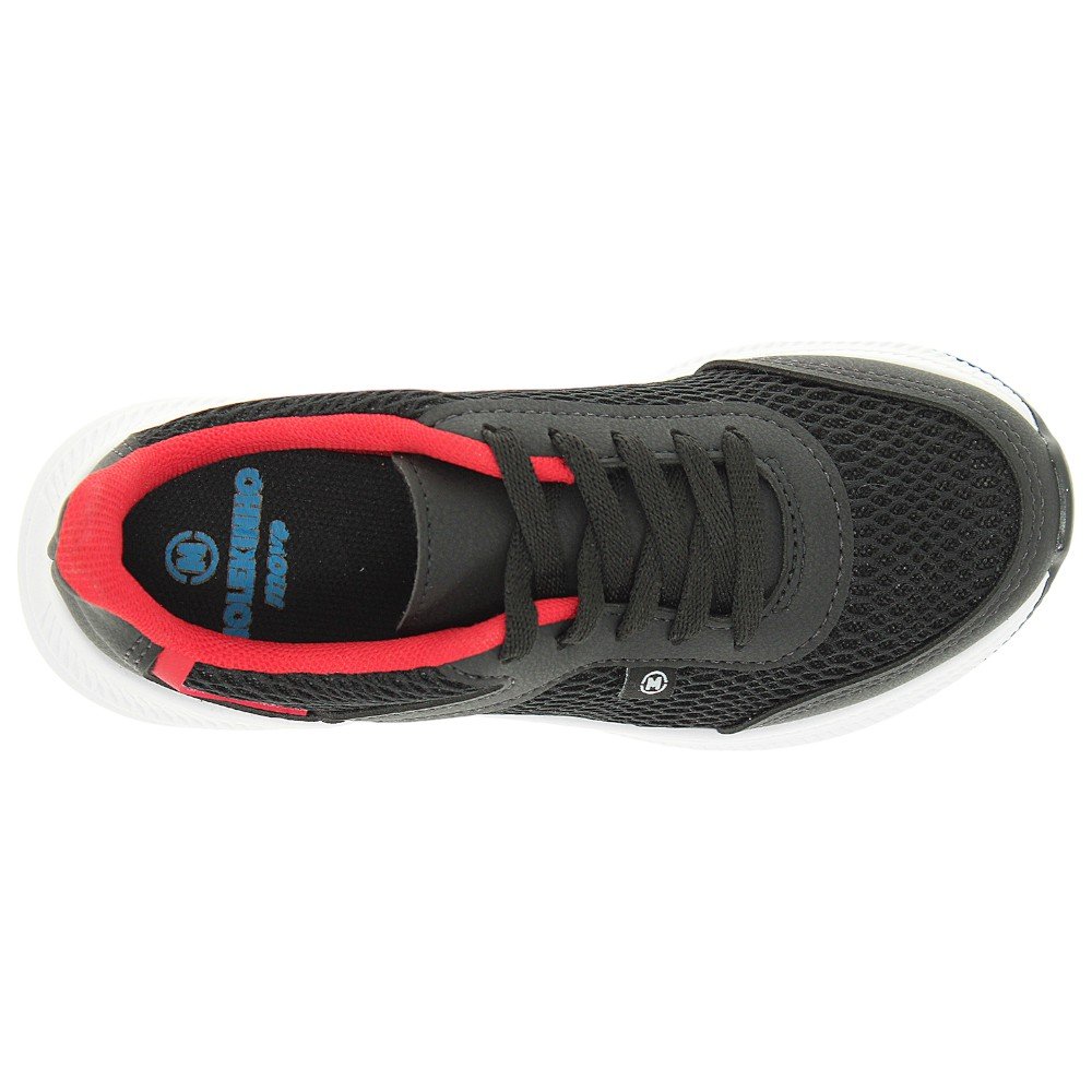 Tênis Molekinho 2841.217 Infantil - Preto/Vermelho Multicores 4