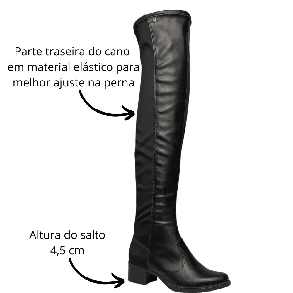 Bota Mississipi MI603-0001 Feminino Preto 2