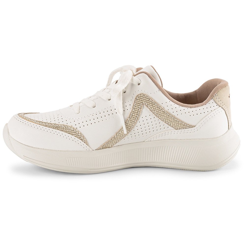 Tênis Jogging Mississipi MI482 Feminino - Off White Branco 3