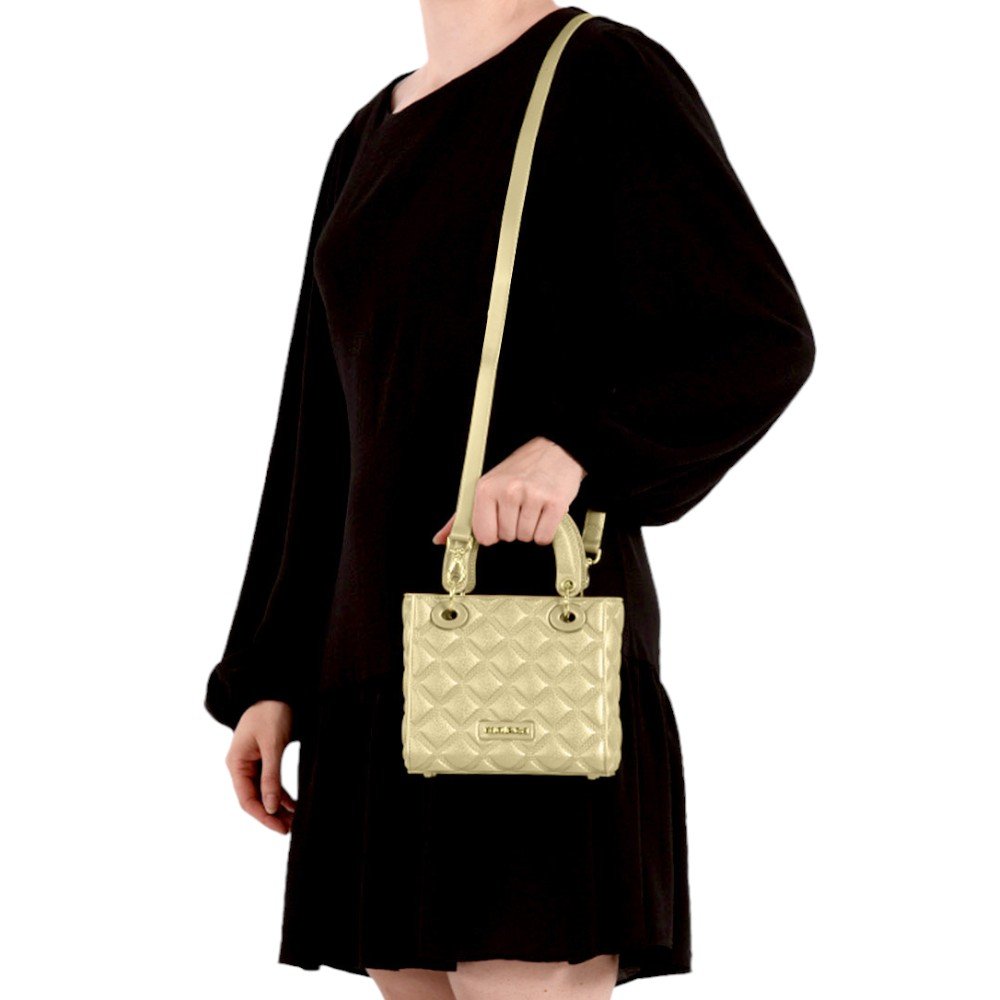 Bolsa Feminina Moleca 50044.2.31 Dourada Dourado 5