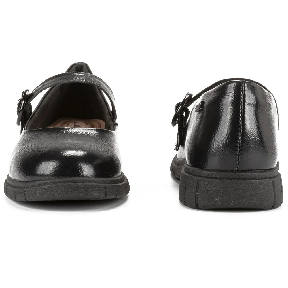 Sapato Salto Baixo Campesi L9823 Feminino - Preto Preto 5