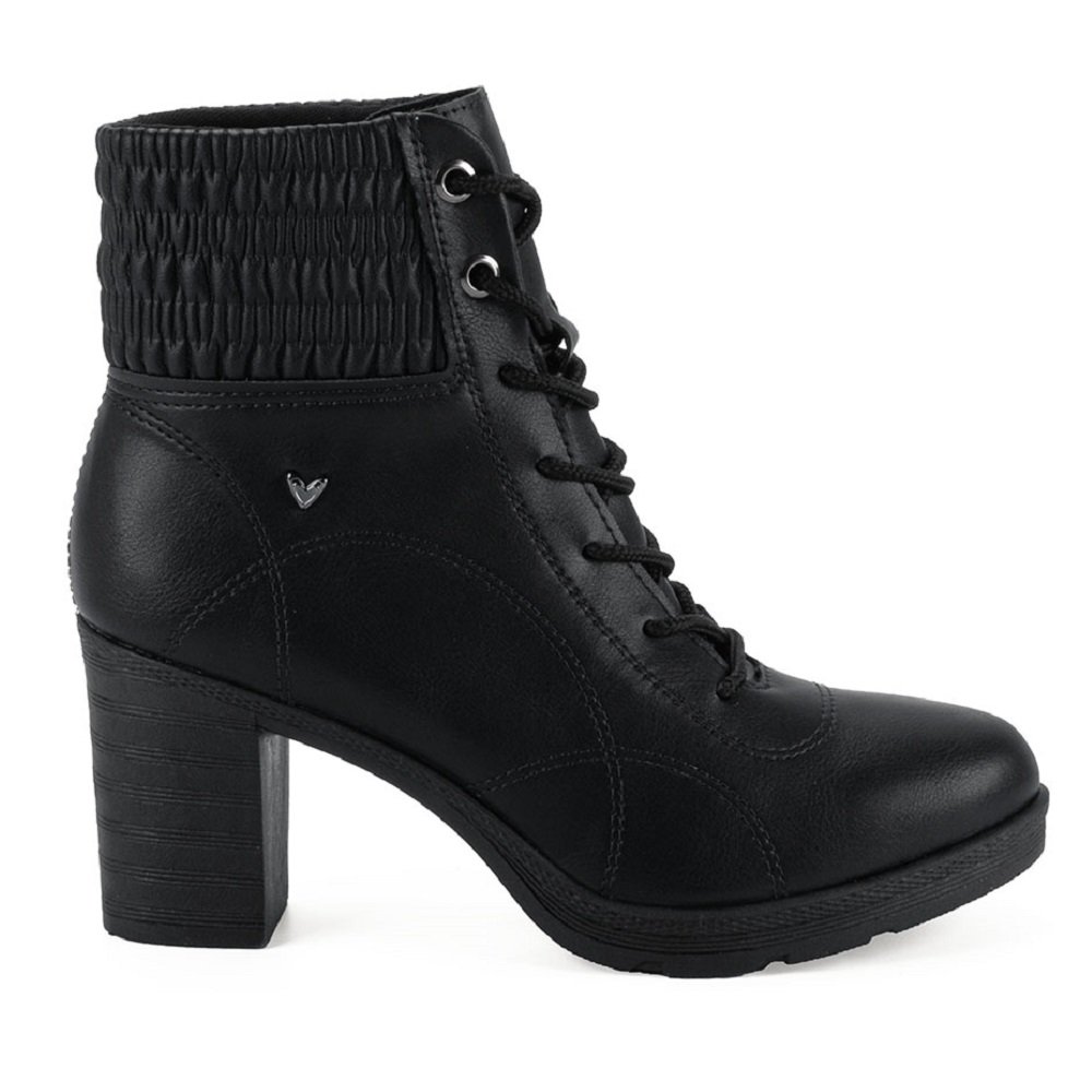 Coturno Mississipi Salto Grosso MI721 Feminino - Preto Preto 2