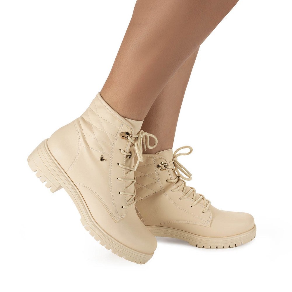 Coturno Feminino Mississipi MI841 Bege 8