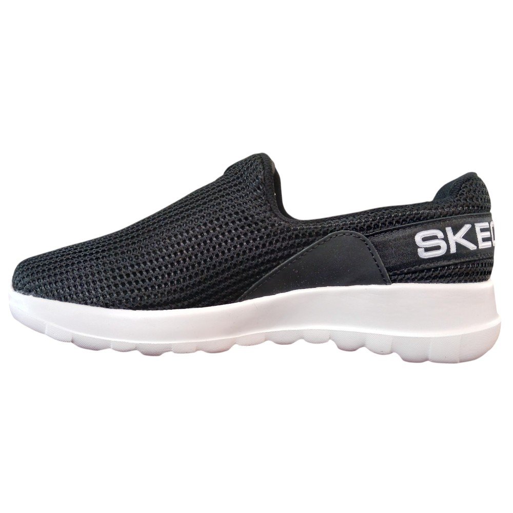Tênis Casual Skechers Go Walk Joy Feminino - Preto/Branco Preto 2