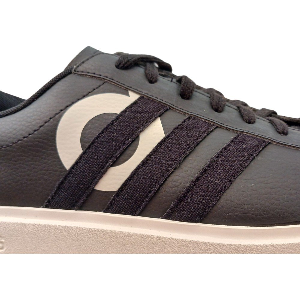 Tênis Adidas Grand Court 2.0 Masculino - Preto/Branco Preto 5