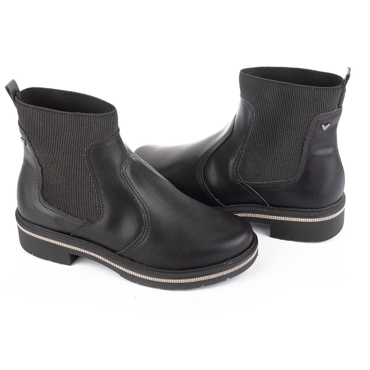 Bota Chelsea Mississipi MA073 Feminina - Preta Preto 7