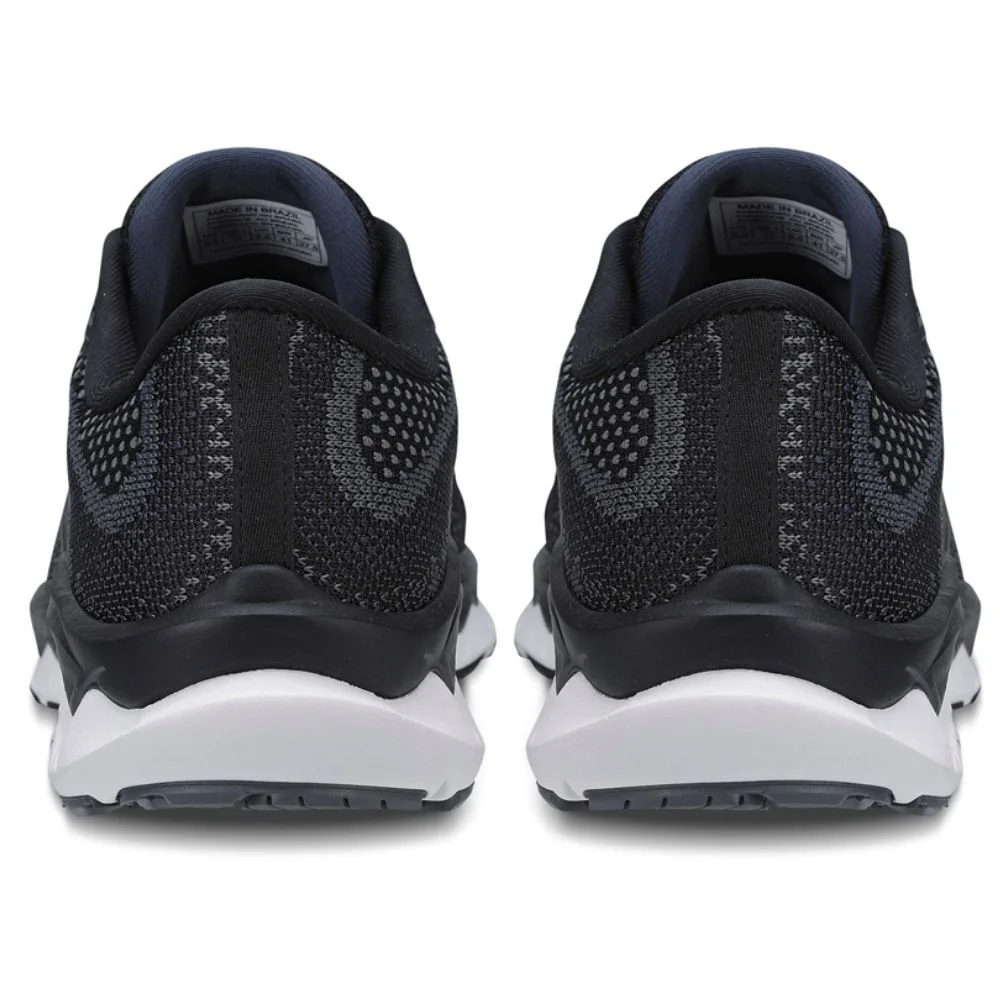 Tênis Mizuno Wave Way 4 Masculino - Preto Preto 3