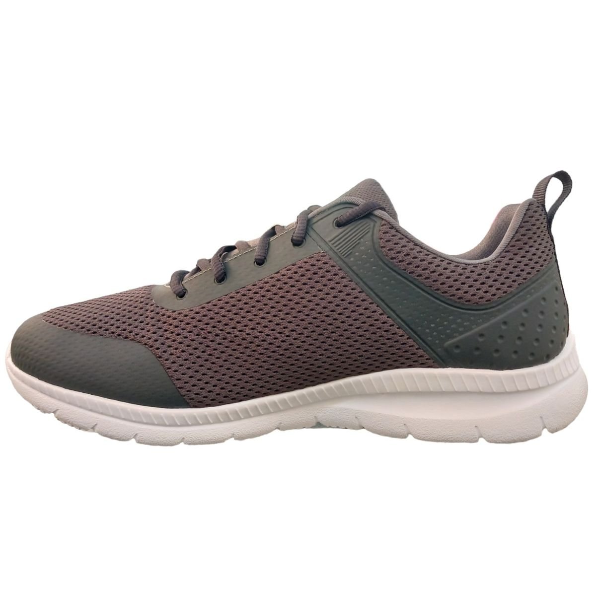 Tênis Bountiful Skechers Masculino - Cinza Marrom 2