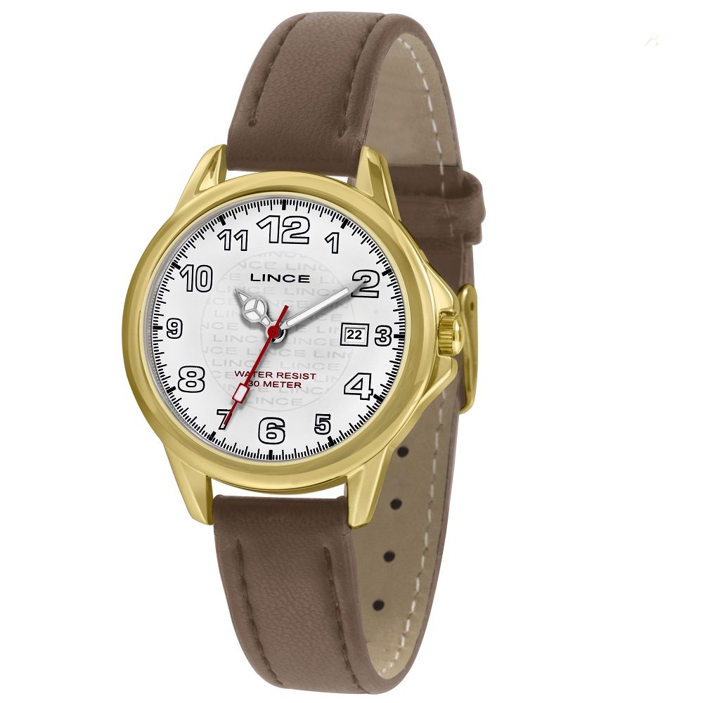 Relógio Urban Feminino Analógico Lince LRCH104L Marrom 1