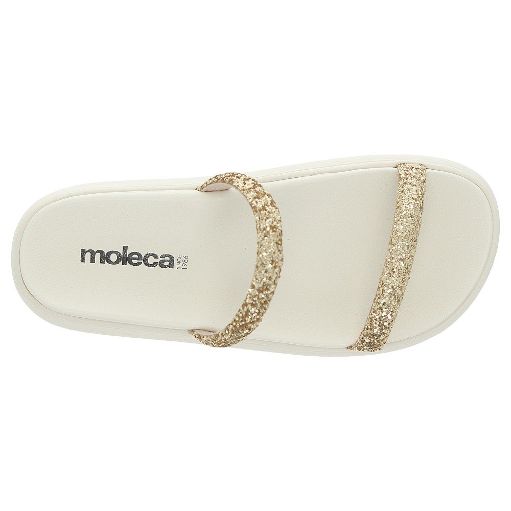 Sandália Papete Feminina Moleca 5507.100 Branco 4