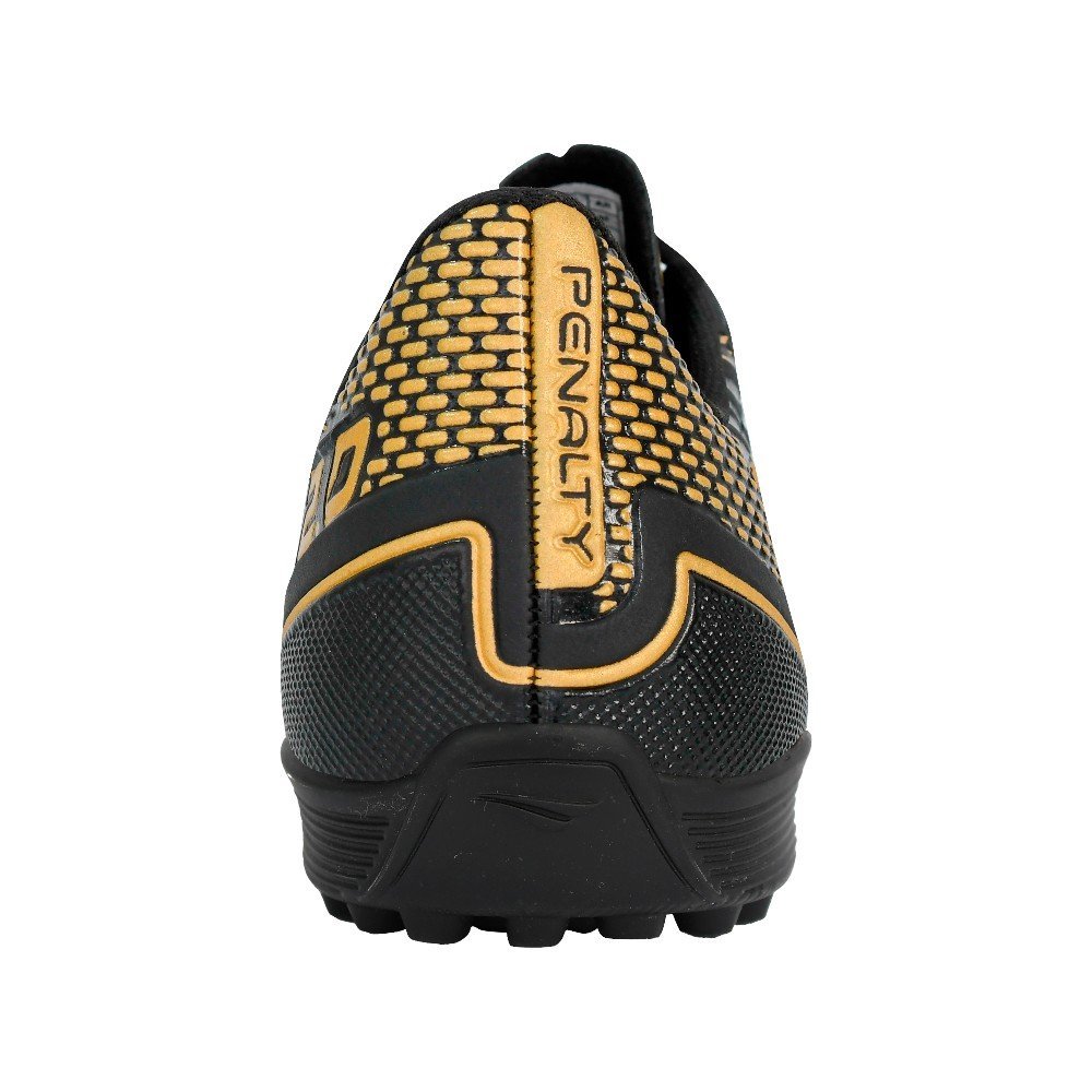 Chuteira Society Penalty Garra Y-2.0 Preto/Dourado 5