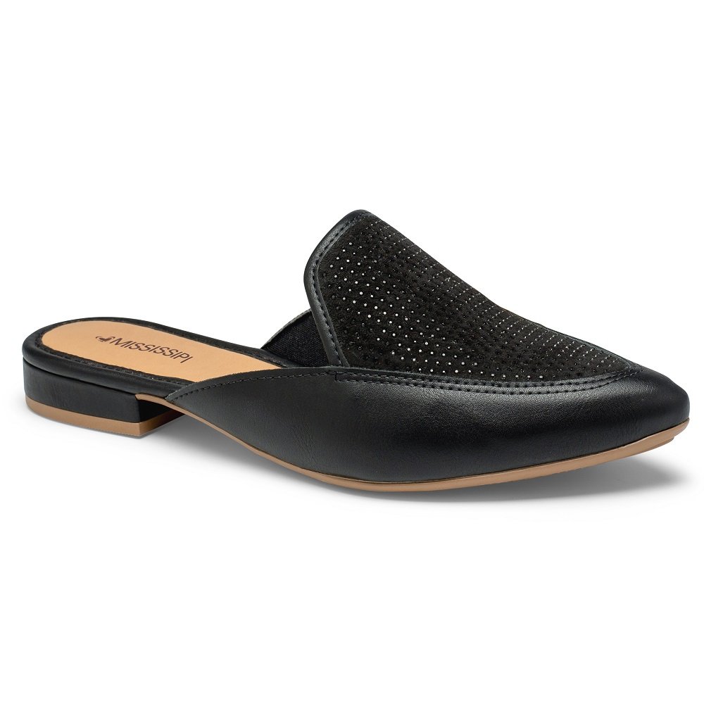 Mule Mississipi MA328 Feminino - Preto Preto 1