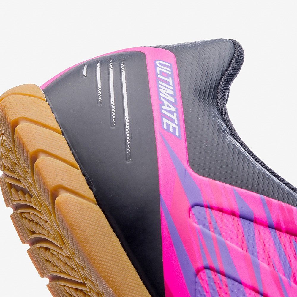 Chuteira Umbro Ultimate Rosa Fluor/Preto Rosa 5