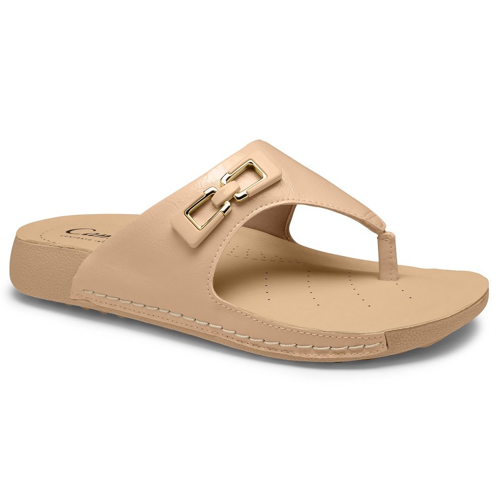 Tamanco Blaqueado Campesi CP411 Feminino Bege 1