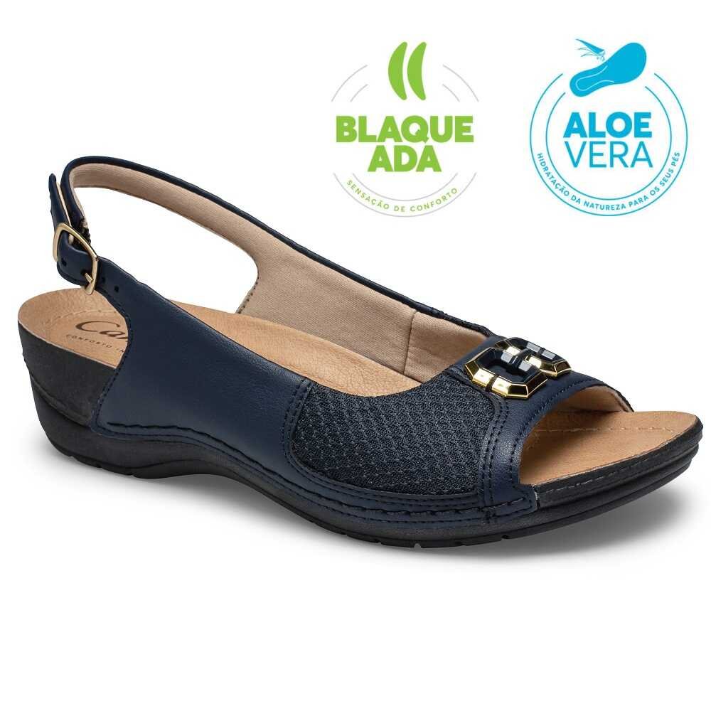 Sandália Blaqueada Campesi CP454 Feminina - Marinho Azul 2