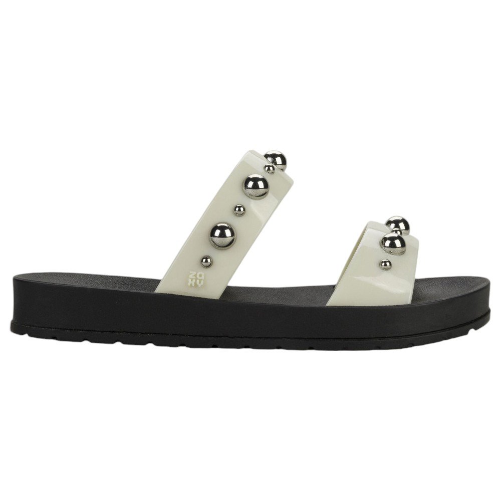 Tamanco Feminino Zaxy Rise Grendene 19151 Preto/Branco 1