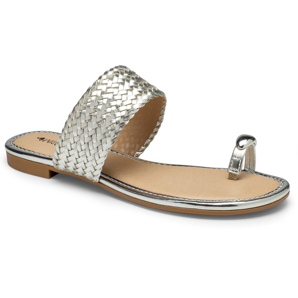 Rasteira Mississipi MB391 Feminina - Prata Prata 1