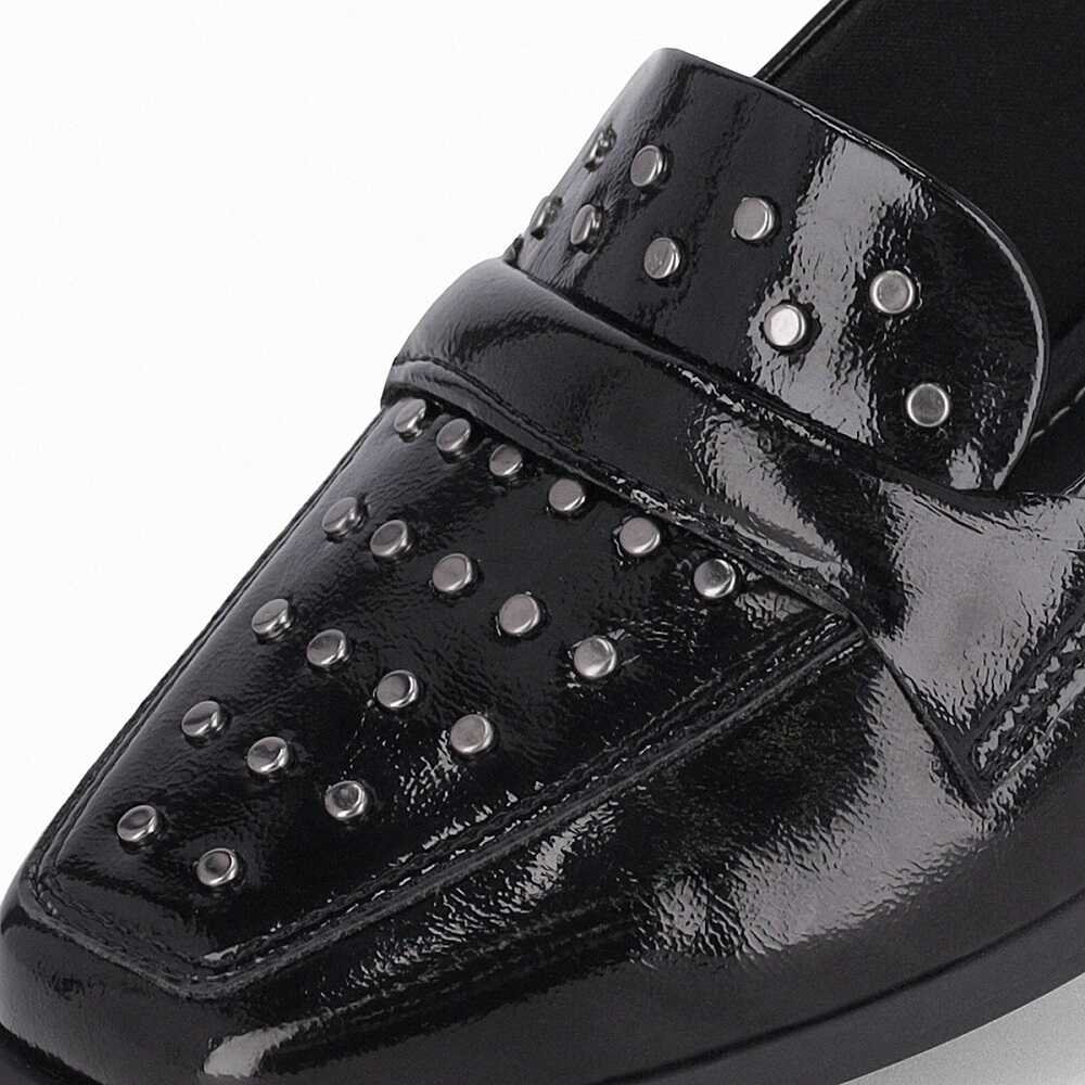 Sapato Slingback Salto Baixo Piccadilly 662003 Feminino - Preto Preto 2
