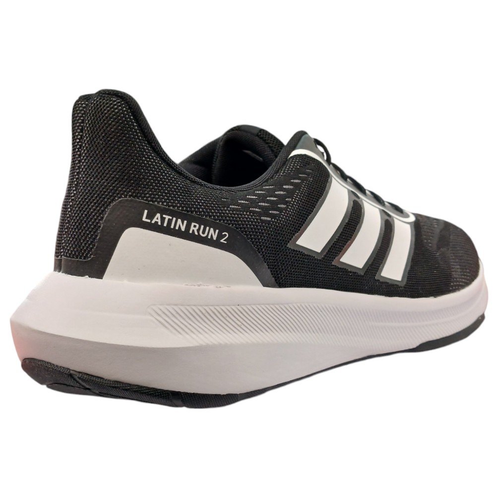 Tênis adidas Latin Run 2.0 JJ6281 Maculino - Preto/Branco Preto/Branco