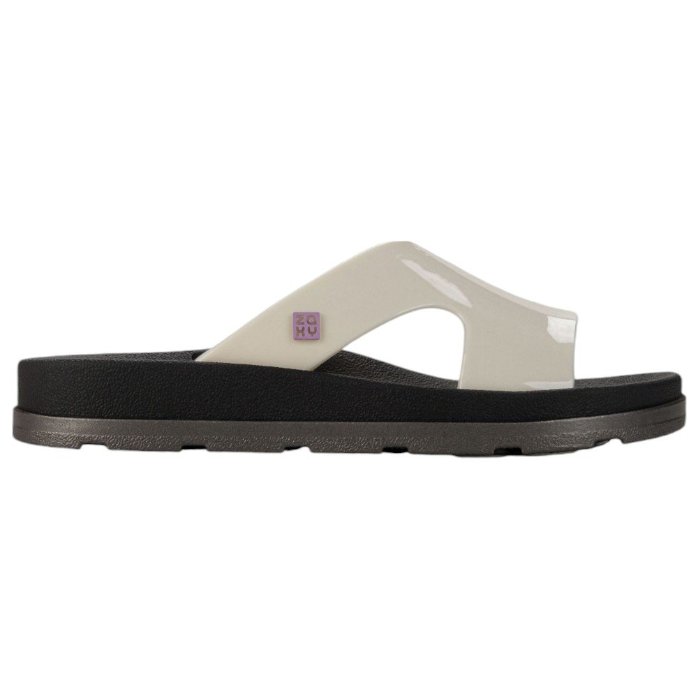 Tamanco Slide Zaxy Daily Infantil Grendene 19153 Preto/Branco 2