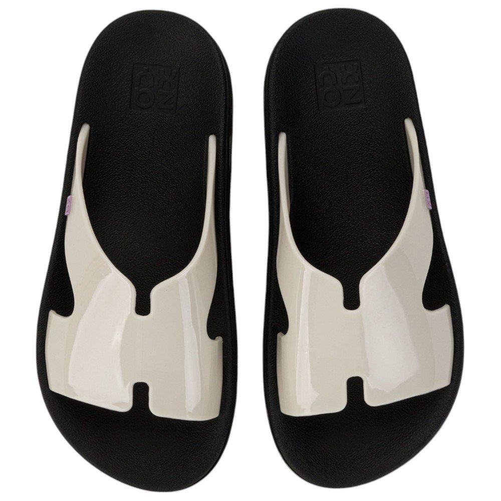 Tamanco Slide Zaxy Daily Infantil Grendene 19153 Preto/Branco 3