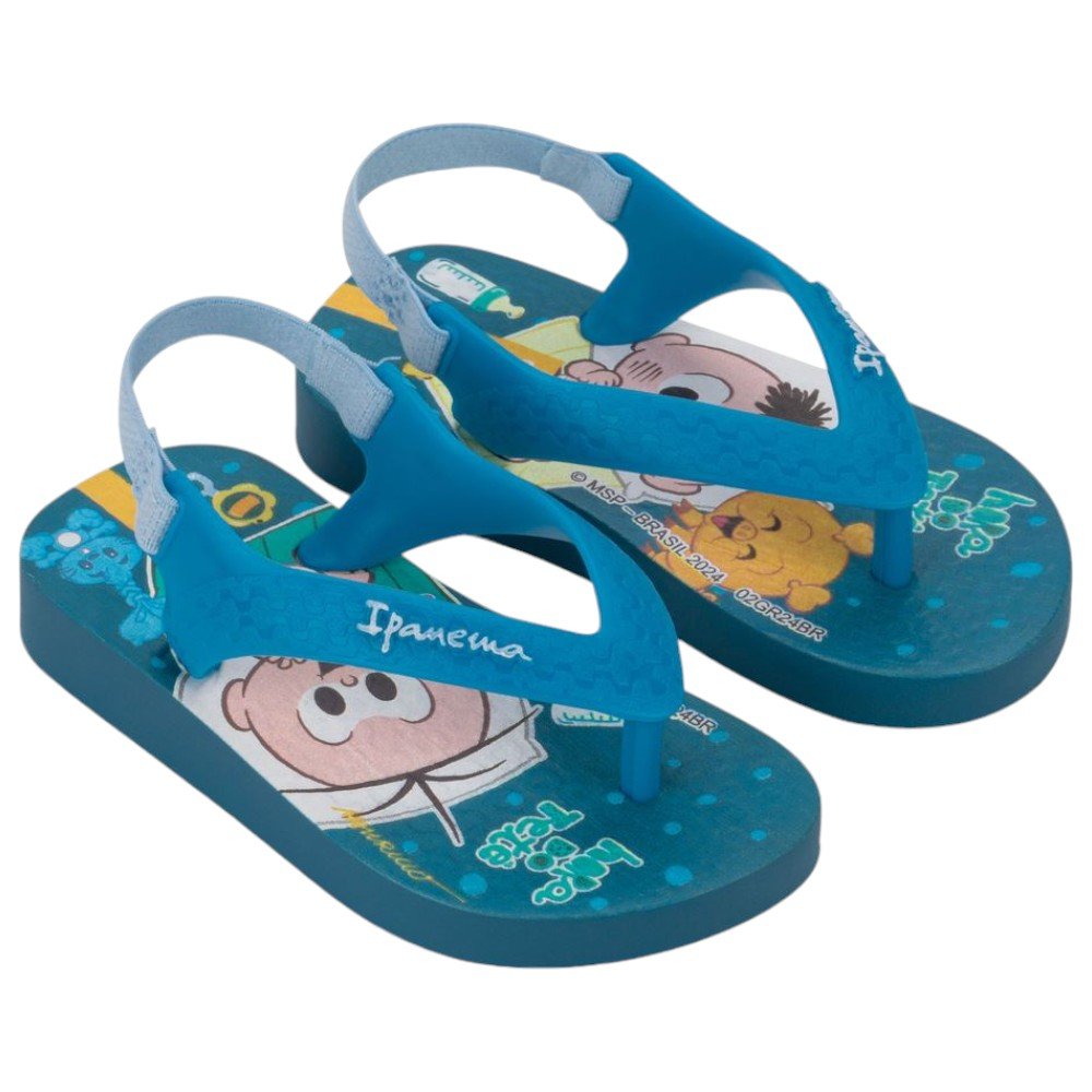 Chinelo Ipanema Turma da Mônica Baby Grendene 26791 Azul/Azul Azul 2