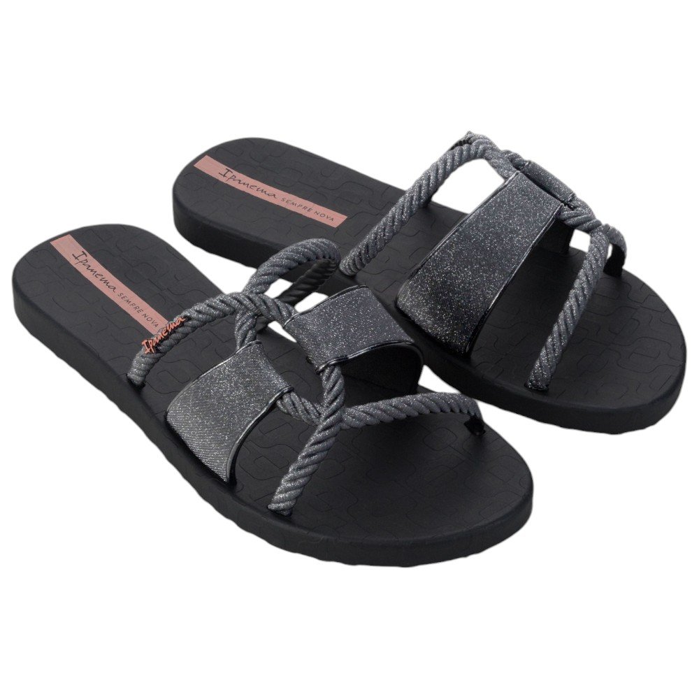 Chinelo Zaxy 18853 Change Flatform Feminino Preto