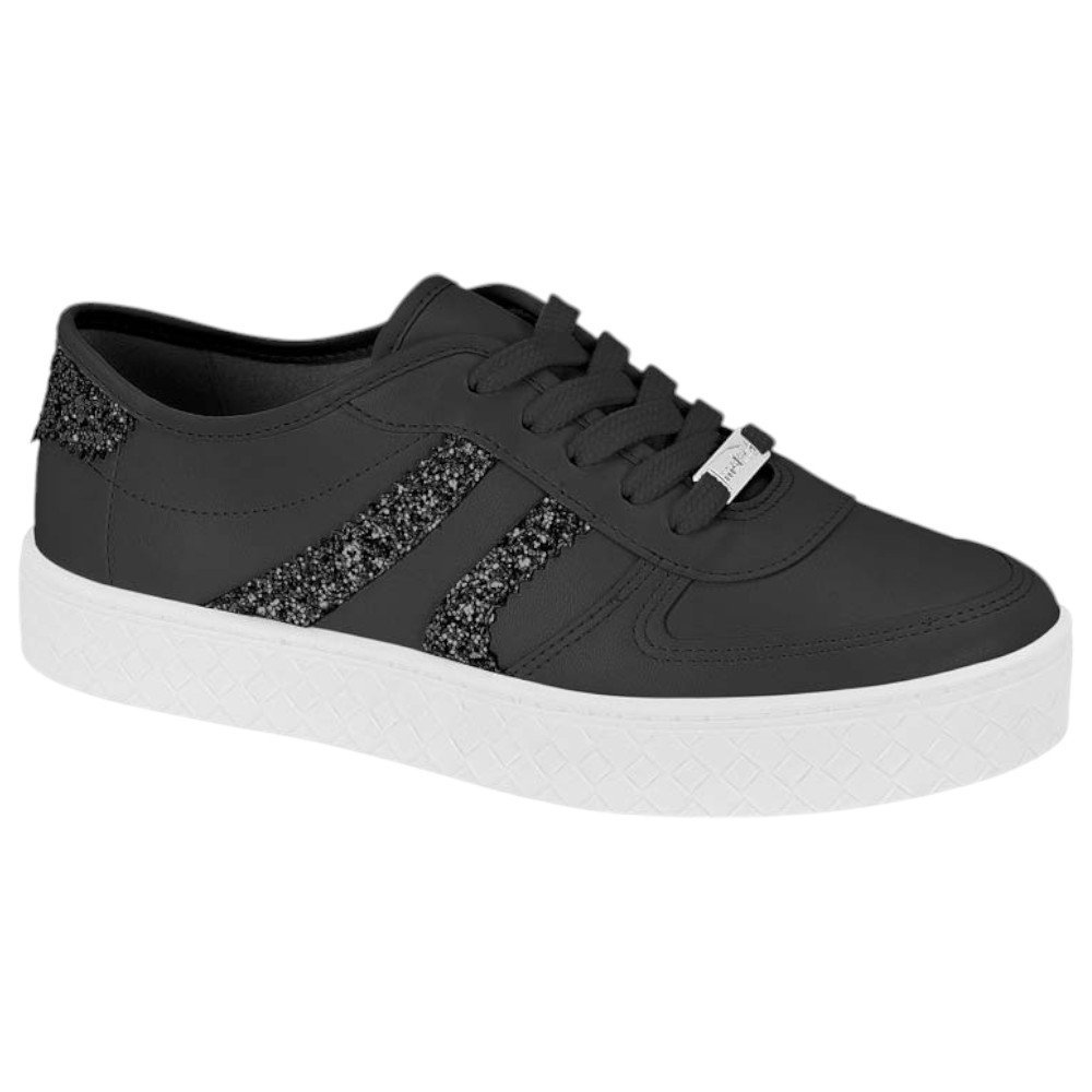 Tênis Casual Feminino Moleca 5712.330 Preto 1
