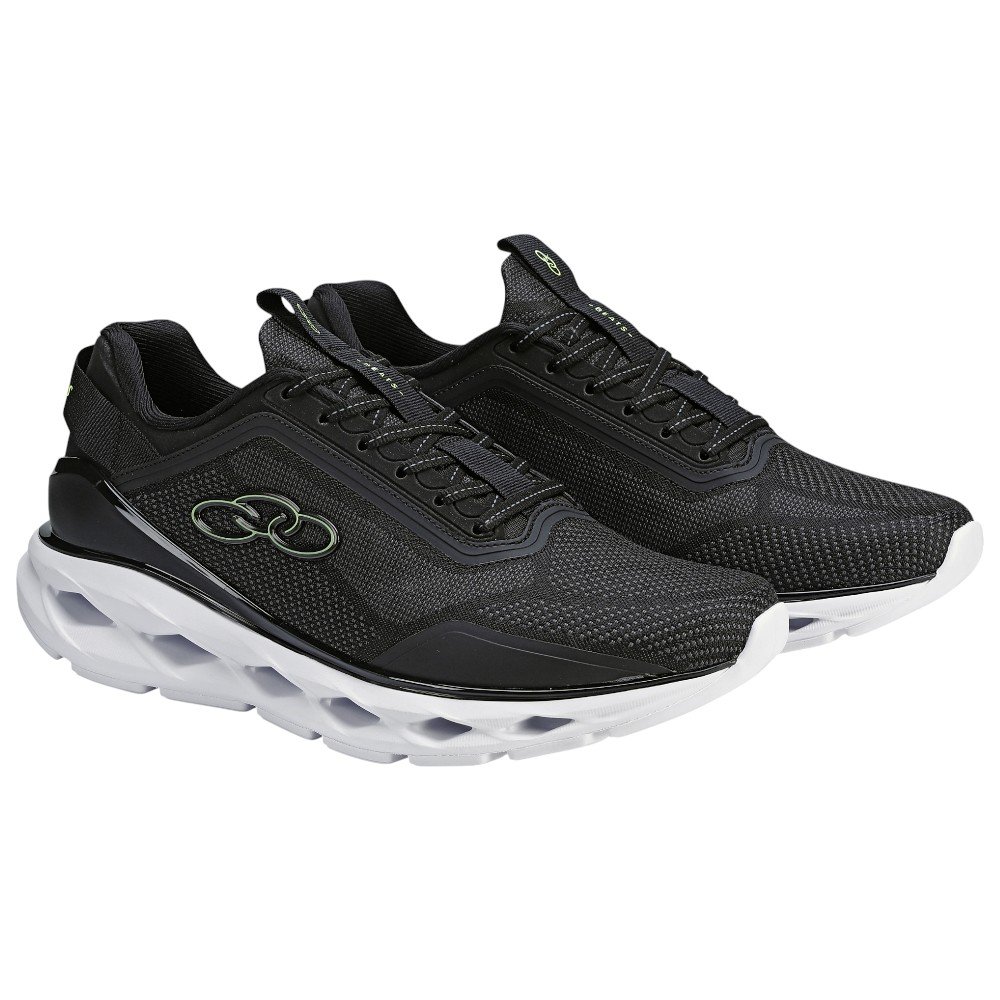 Tênis Olympikus Beats Masculino - Preto/Lime Preto 2