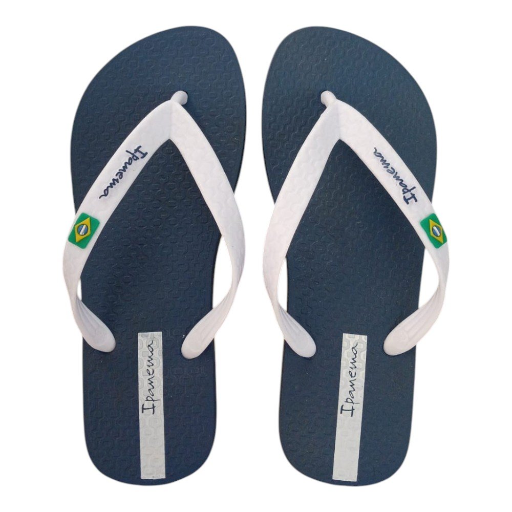 Chinelo Ipanema Brasil Grendene 27040 Azul/Branco 1
