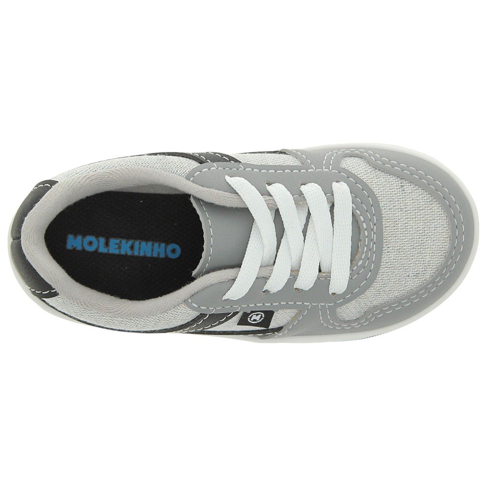 Tênis Infantil Menino Molekinho 2623.116 Cinza 4