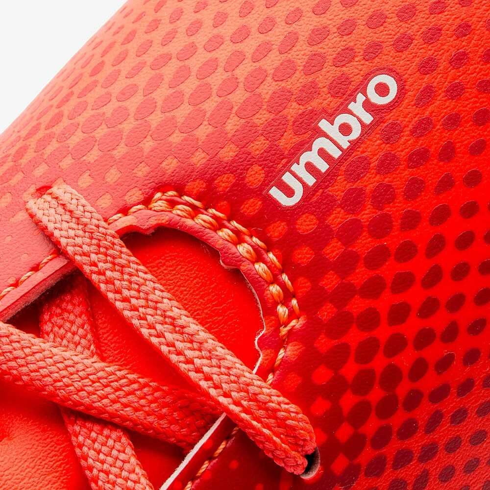 Chuteira Society Umbro Cannon Coral Vermelho 6