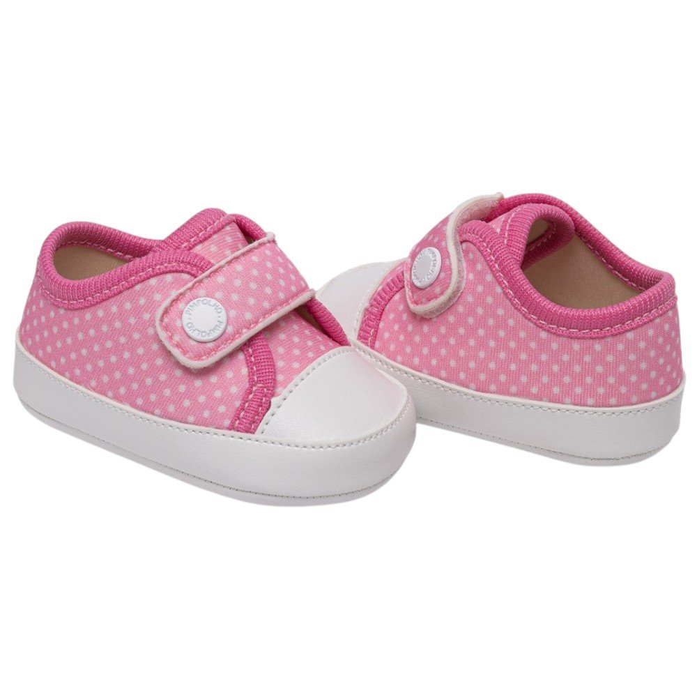 Tênis Jujubinha Infantil Pimpolho Bebê - Rosa Rosa 2
