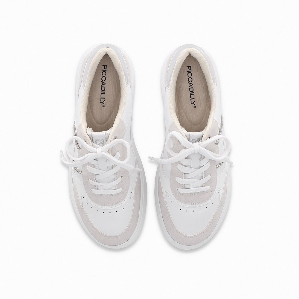 Tênis Casual Piccadilly 910003 Feminino - Branco Branco 3