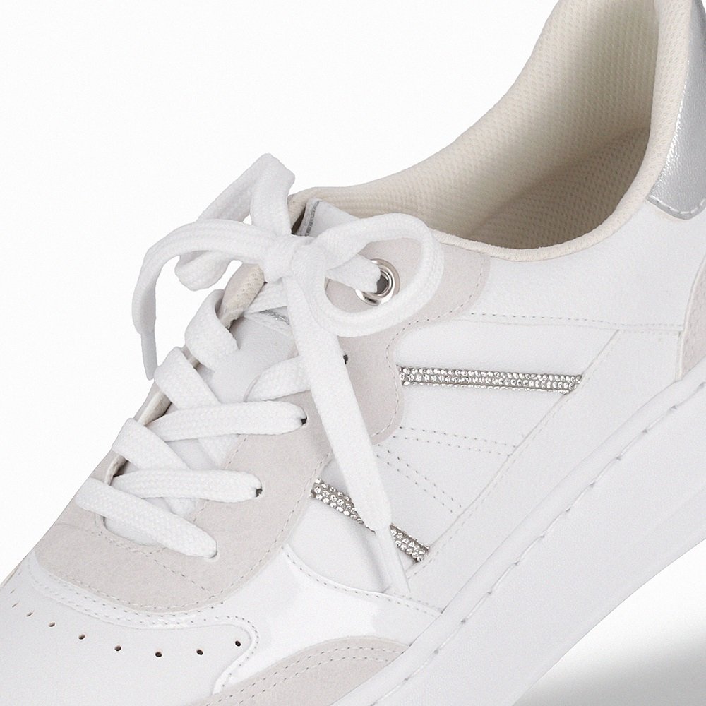 Tênis Casual Piccadilly 910003 Feminino - Branco Branco 4