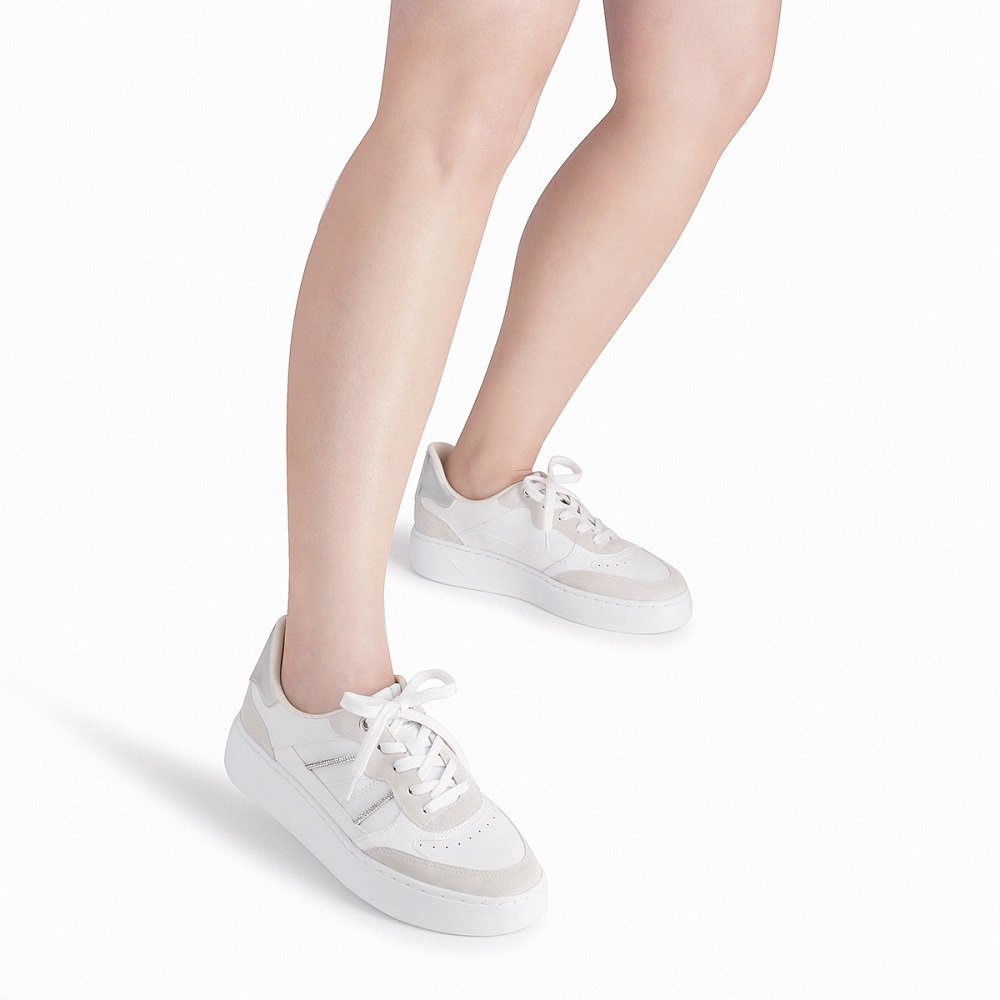 Tênis Casual Piccadilly 910003 Feminino - Branco Branco 5