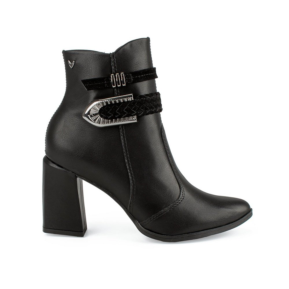 Bota Feminina Cano Baixo Mississipi MC871 Preto 2