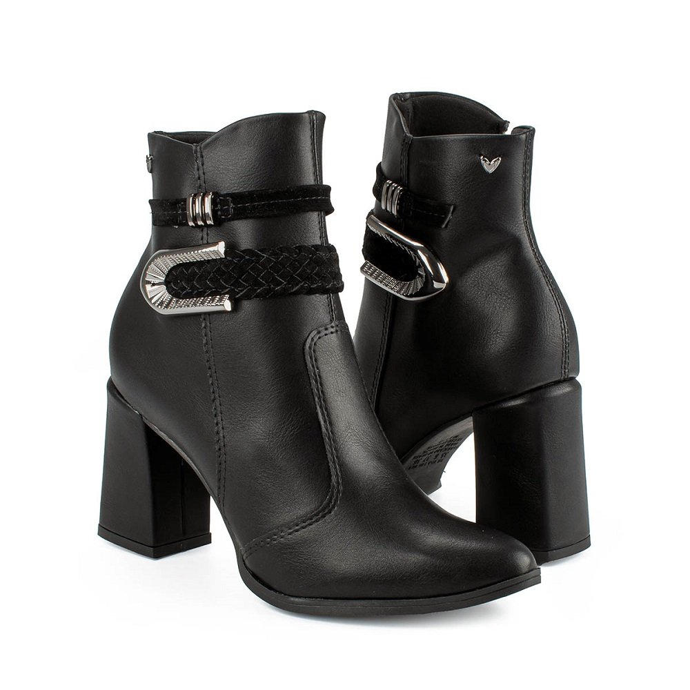 Bota Feminina Cano Baixo Mississipi MC871 Preto 5