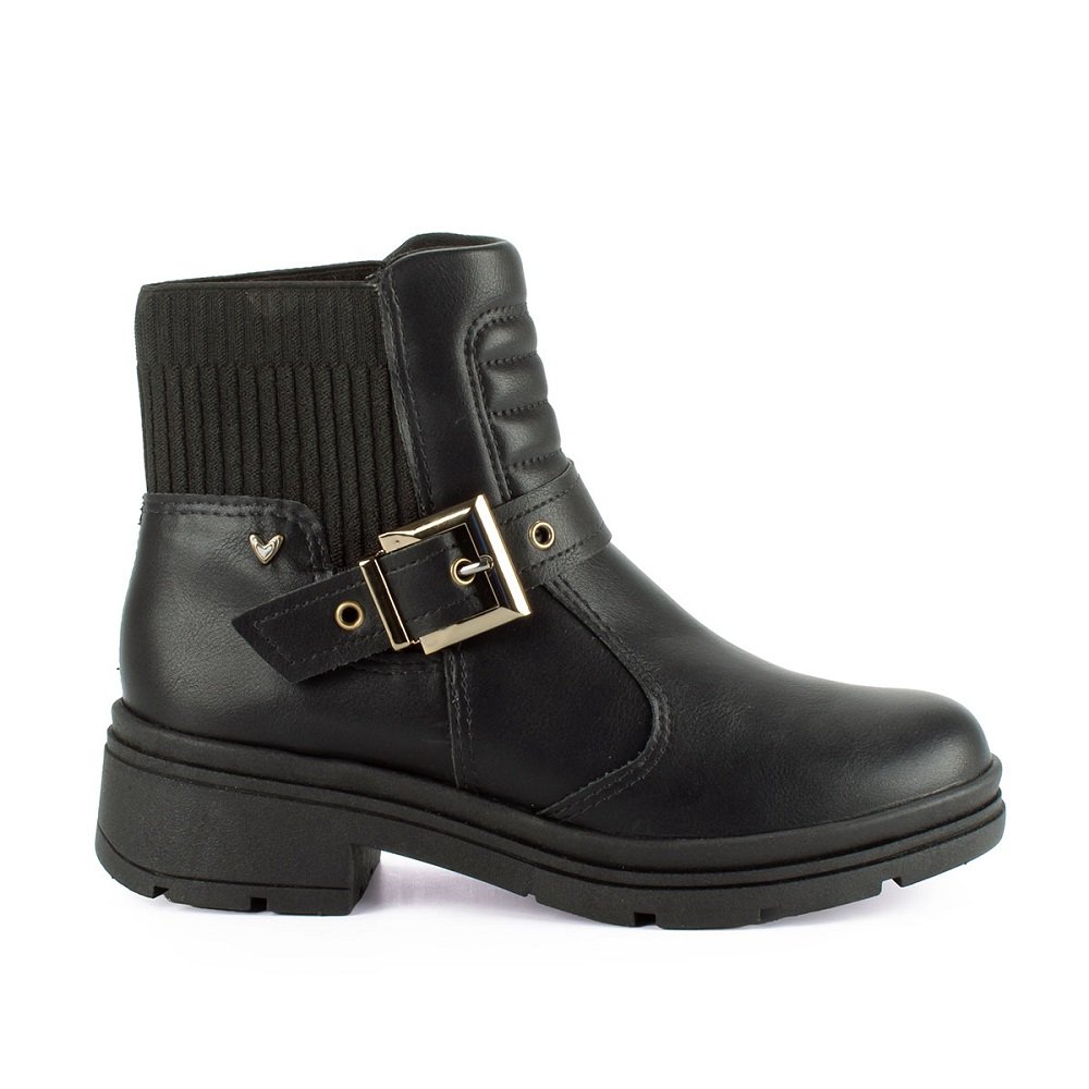 Bota Cano Curto Mississipi ME011 Feminina - Preta Preto 2