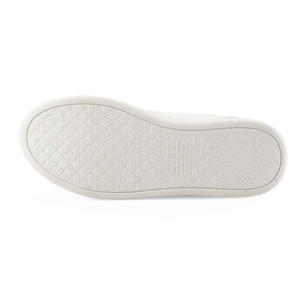 Tênis Casual Mississipi ME521 Feminino - Branco Branco 4