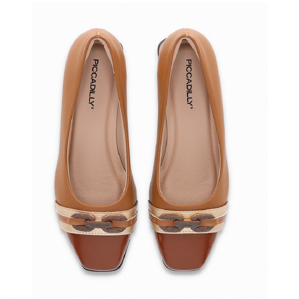 Sapato Scarpin Salto Médio Piccadilly 160099 Feminino - Mascavo Mascavo 3