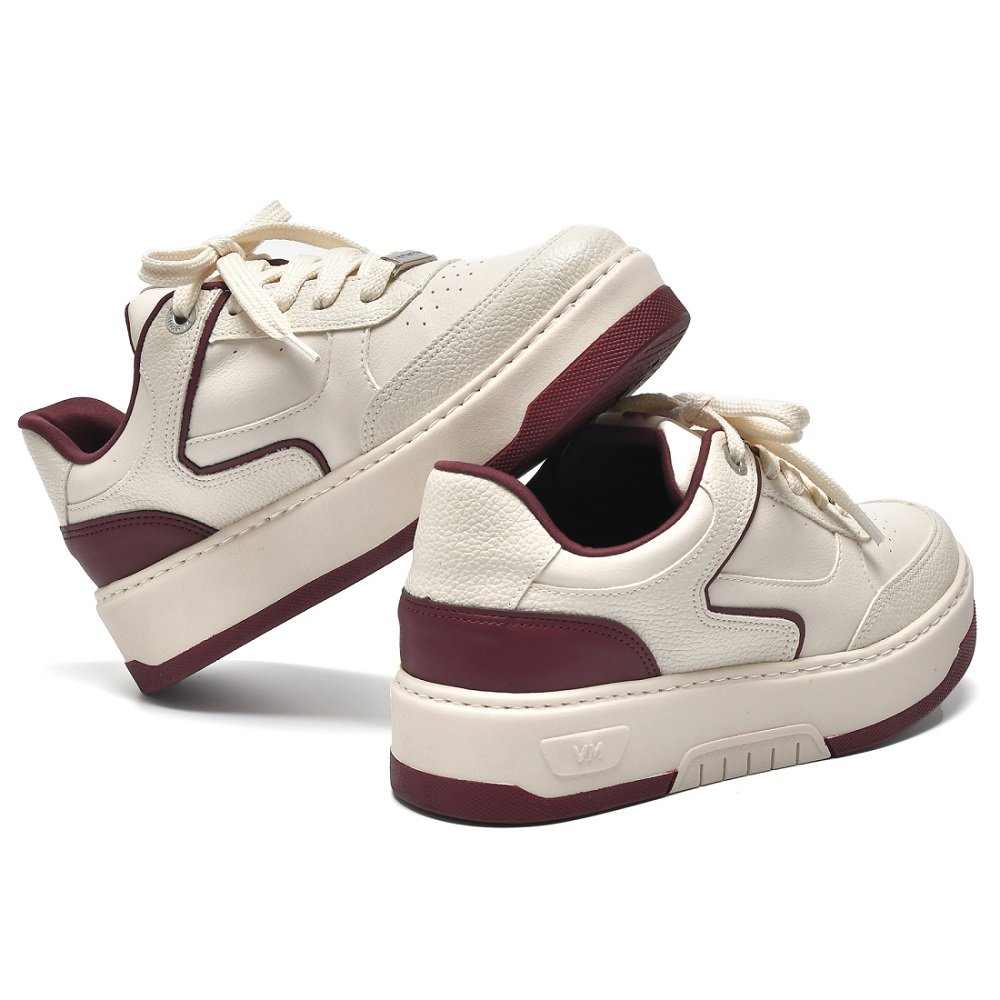 Tênis Casual Via Marte 126-009-08 Feminino - Marfim Marfim 3