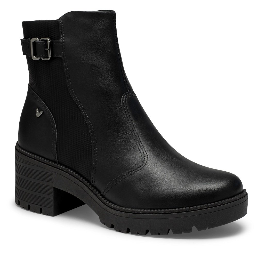 Bota Chelsea Cano Curto Mississipi ME802 Feminina - Preto Preto 1