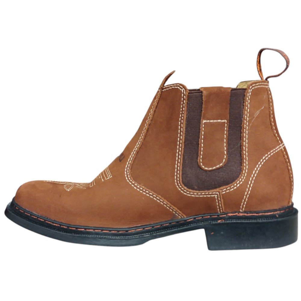 Botina Masculina Zebu 53145 - Marrom Marrom 2
