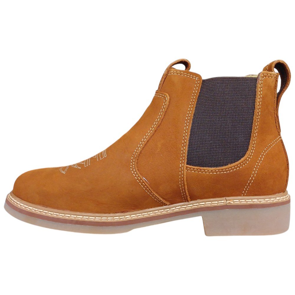 Botina Nobuck Masculina Zebu 52130 - Castor Castor 2