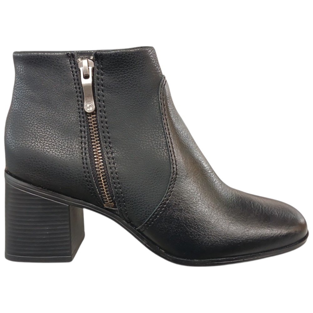 Bota Cano Curto Salto Grosso Bottero 361801 Feminina - Preto 1